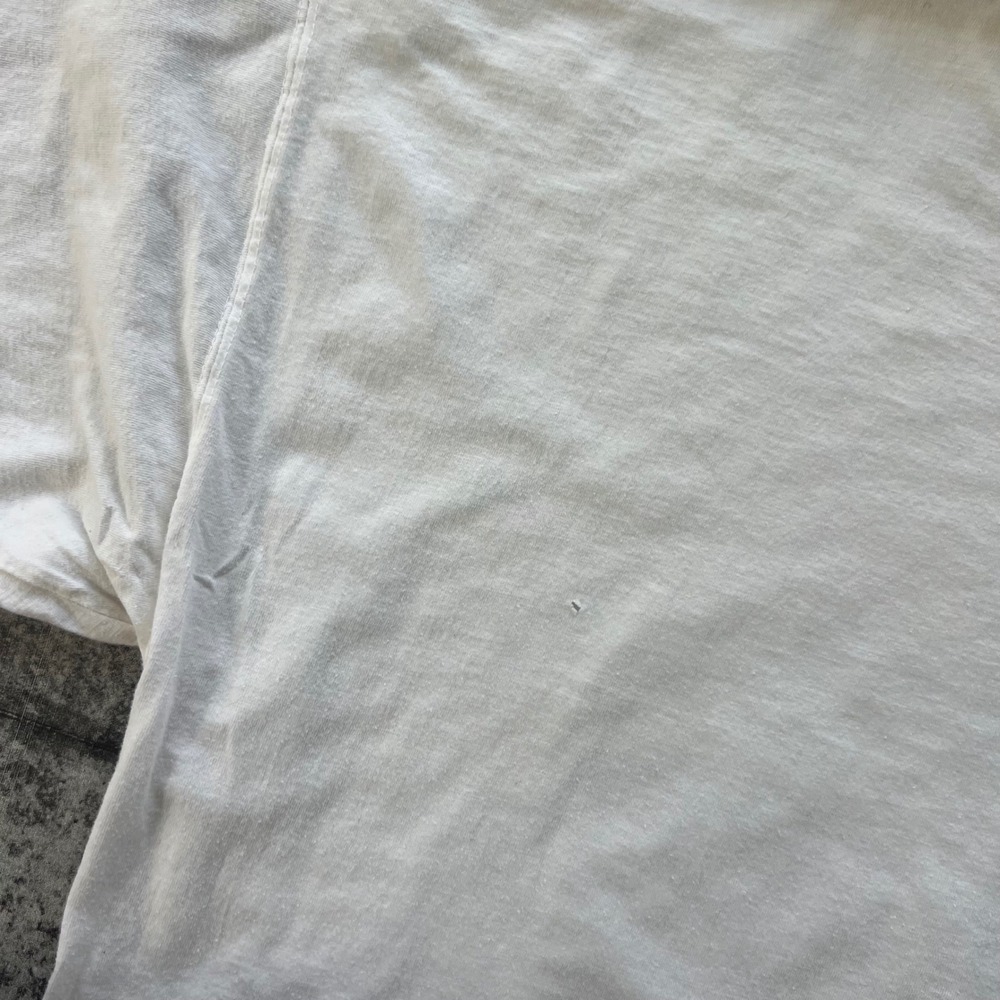 Vintage Van Gogh T-Shirt Men Large White The Restaurant de la Sirène 90s Art - Picture 8 of 10